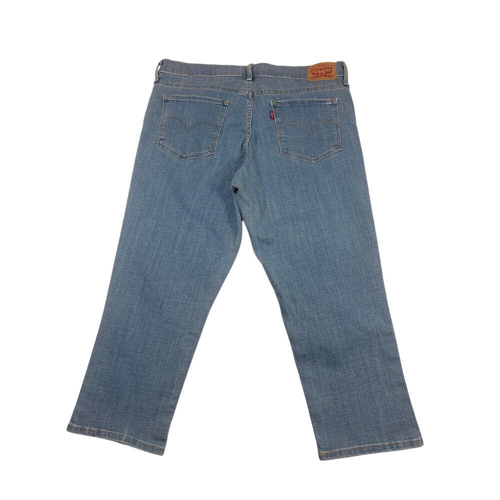 Levi's 311 Shaping Skinny Capri Women's 32 Blue Stretch Light Wash High Rise - Picture 2 of 8